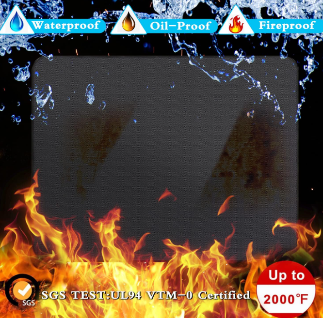 60x36 inch Under Grill Mat for Outdoor Grill, Fireproof Mat for Lawn, Smokers, Gas Grills, Deck and Patio, Fireplace, Fire Pit Mat