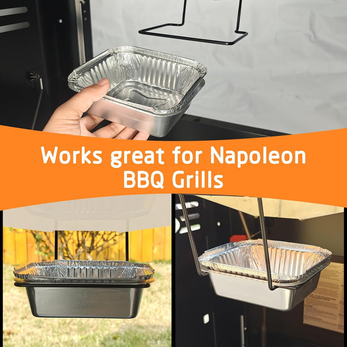 62007 Grease Drip Pan Liners 20 Pack fits for Napoleon Prestige I-II-IV, PRO, Mirage, Ultra Chef Grills