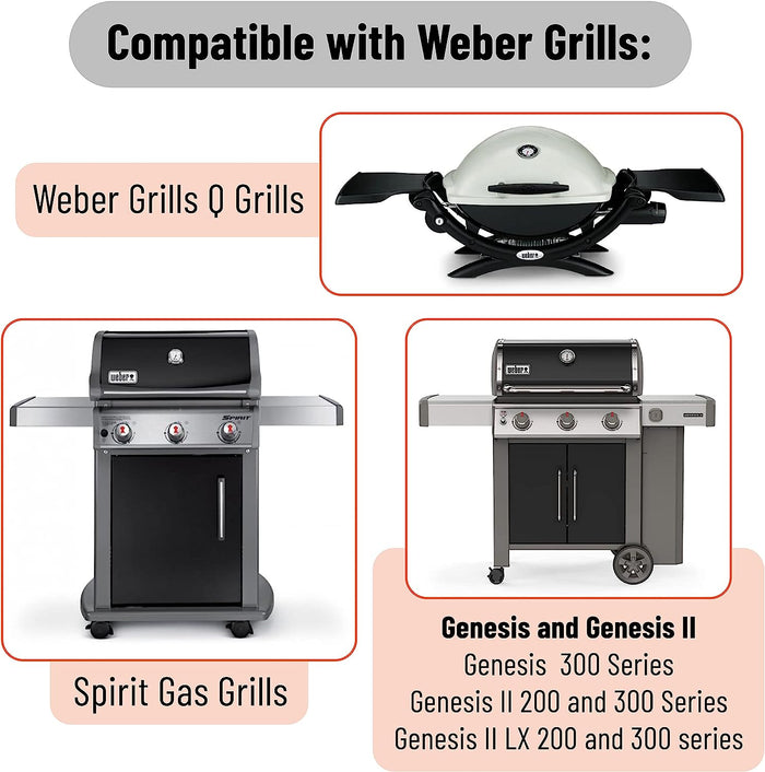 6415 22 Pack Silver Small Drip Pans fits Weber Charcoal Kettles, Pulse, Weber Q Series, Spirit and Genesis Series Grills