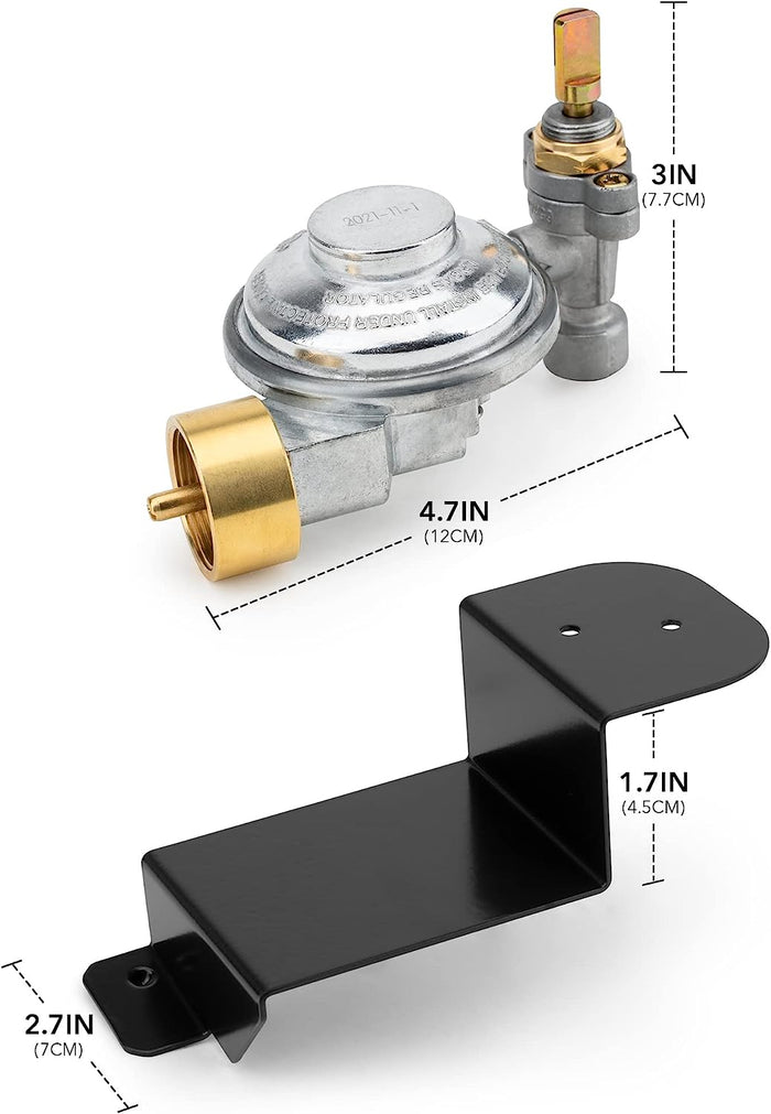 Grill Replacement Valve Regulator Assembly for Weber Q1000, Q1200 Gas Grills