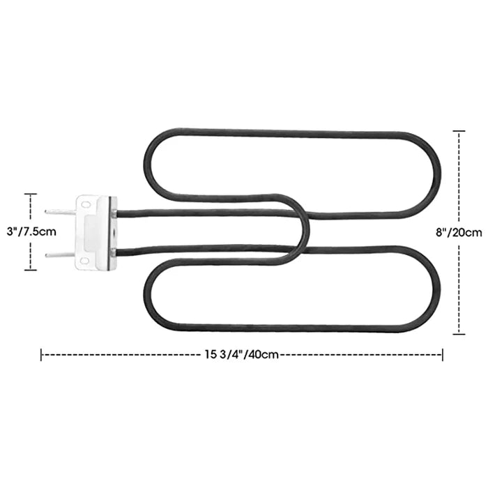 65620 Heating Element Replacement Part for Weber 80342, 80343, 65620, Q140, Q1400 Grills