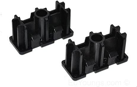 67067 and 67066 Wheels Locking Caster & Inserts Kit for Weber Genesis II Series Gas Grills