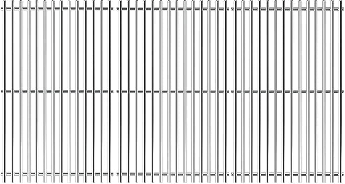 9mm Cooking Grates for Weber Summit E-620, S-620 Gas Grills Without Smoker Box