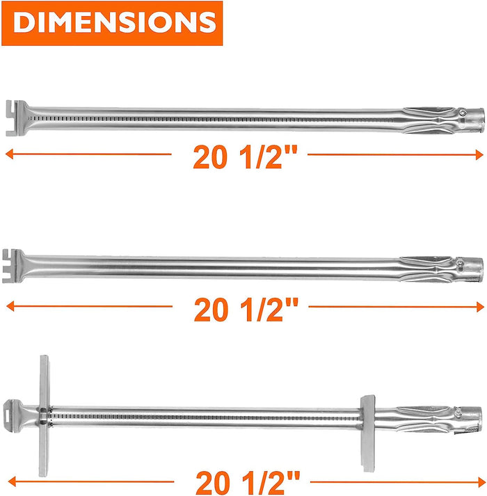 67557 Grill Burner Tube Kit for Weber Summit 460, 470 Series with Smoker