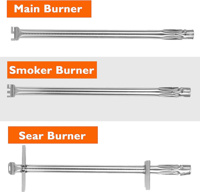 67557 Grill Burner Tube Kit for Weber Summit 460, 470 Series with Smoker