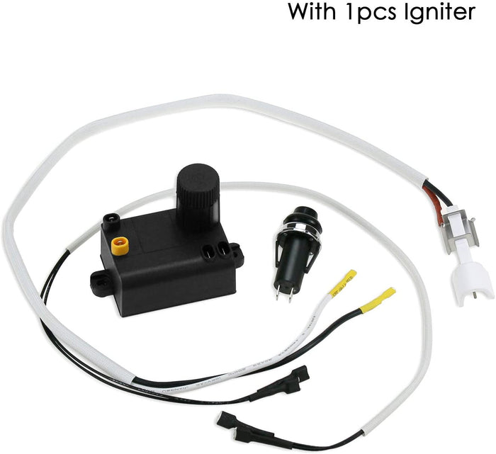 69787 Burner + 7636 Flavor Bars + 7642 Igniter, Weber Spirit 300 Front Knobs Series Replacement Parts Kit