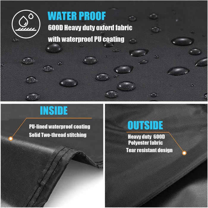 7108 Premium Grill Cover for 7554 Weber Summit 400 Series 4 Burner Gas Grills, 68''L x 28''W x 52''H