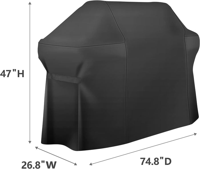 7109 Premium Grill Cover for 7555 Weber Summit 600 Series 6 Burner Gas Grills, 75" W x 27" D x 47" H