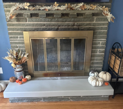 72" Soft Seat Edge Cushion, Baby Proofing Fireplace Cushion and Hearth Pad, Taupe