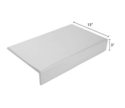 72" Soft Seat Edge Cushion, Baby Proofing Fireplace Cushion and Hearth Pad, Taupe