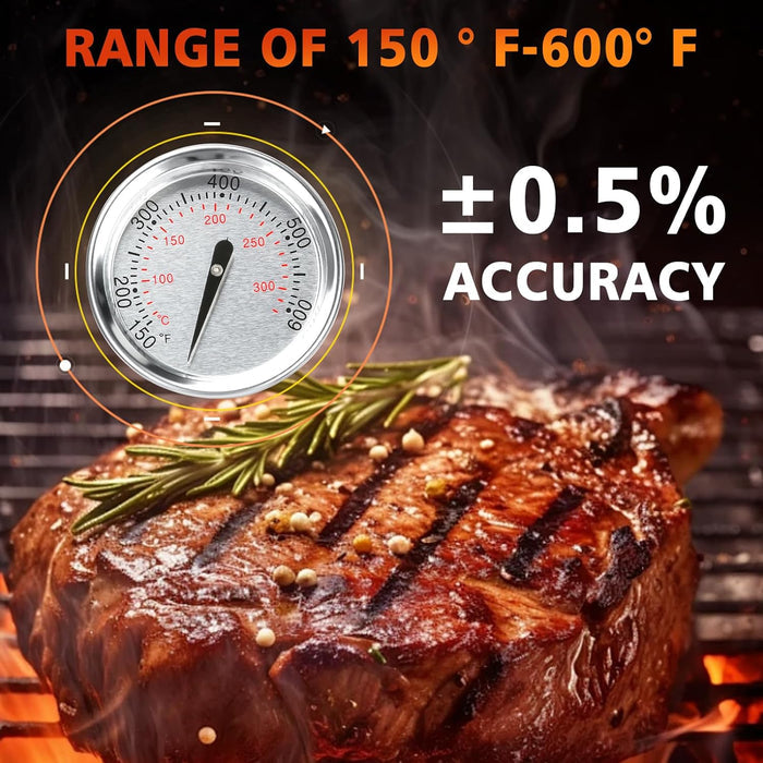 7581 Thermometer 60540 fits all Weber Spirit I & II 200 & 300 series grills, Q Series and Charcoal Grills