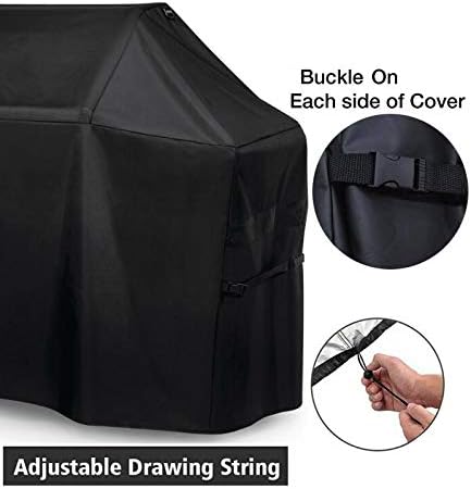 80 Inch Barbecue Grill Premium Cover for Large BBQ Grills, 80"L x 30"W x 46"H