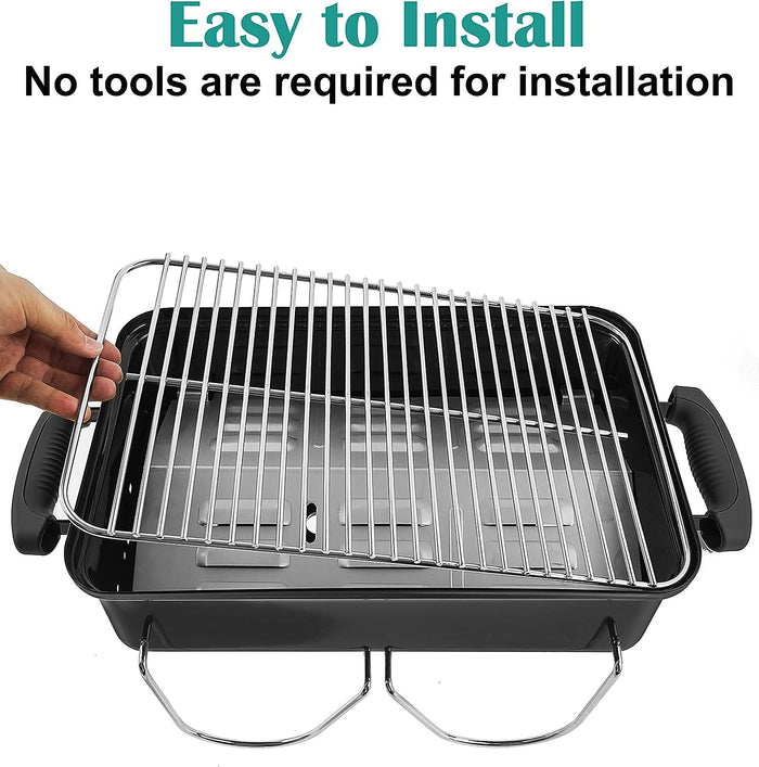 80631 Grate for Weber Go Anywhere 121020 Charcoal & 1141001 Gas Grills, fits 70211, 3634, 67195, 16" x 10"
