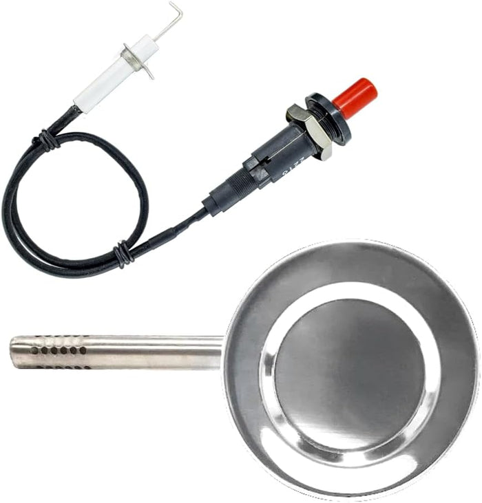 9005100011 Gas Burner with Screw Replacement for Masterbuilt 30 Inch Propane Smokers