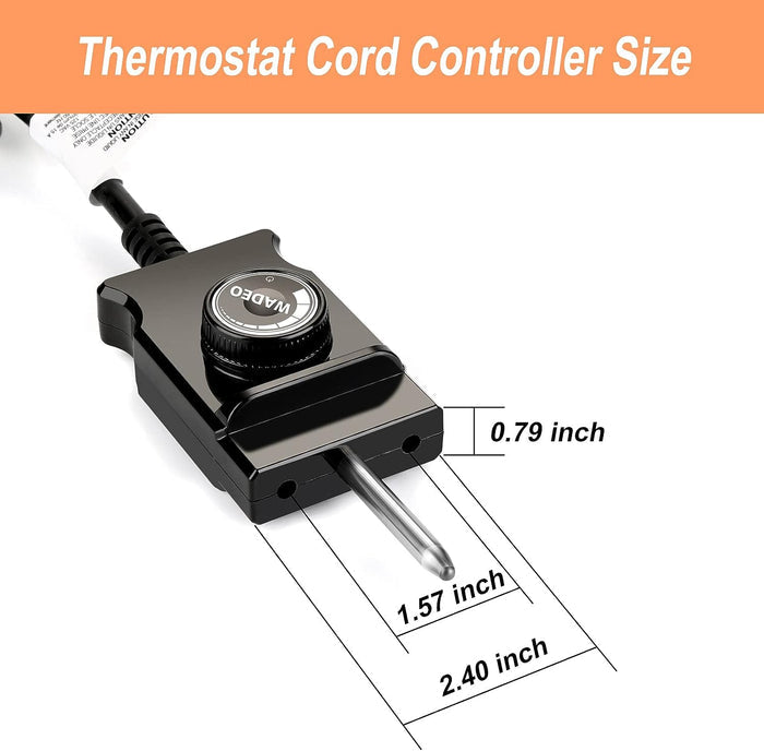 9007160016 Thermostat Probe Control Power Cord fits Masterbuilt Electric Smokers