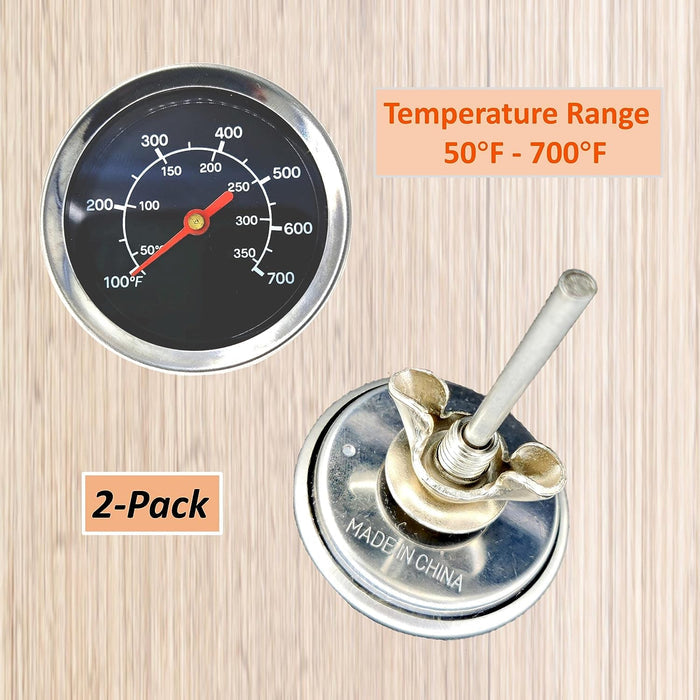 9905180016 Temperature Gauge Kit for Masterbuilt MB20050211, MB20051311, MB20052318 etc Propane Smokers
