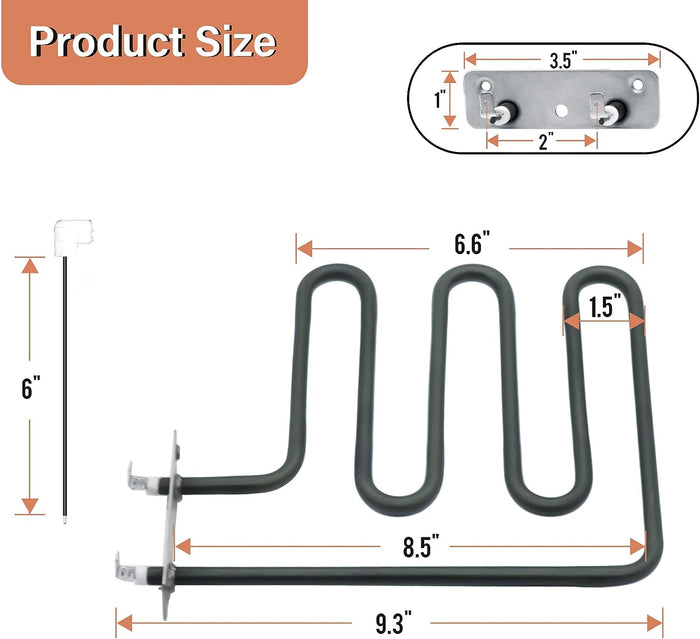 9907120027 Heating Element Kit fits Masterbuilt 40 inch Electric Digital Smokers
