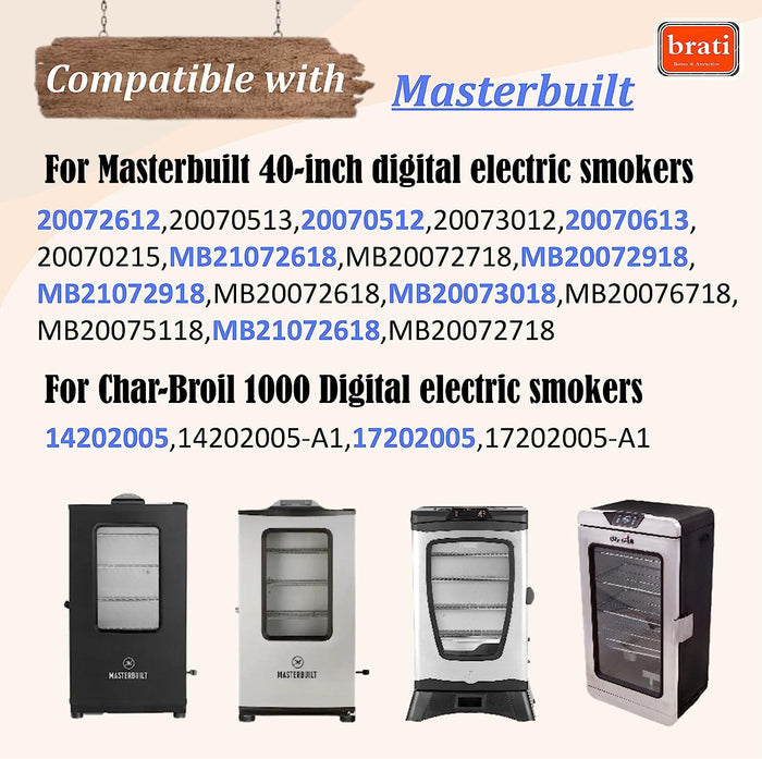 9907120027 Heating Element Kit fits Masterbuilt 40 inch Electric Digital Smokers