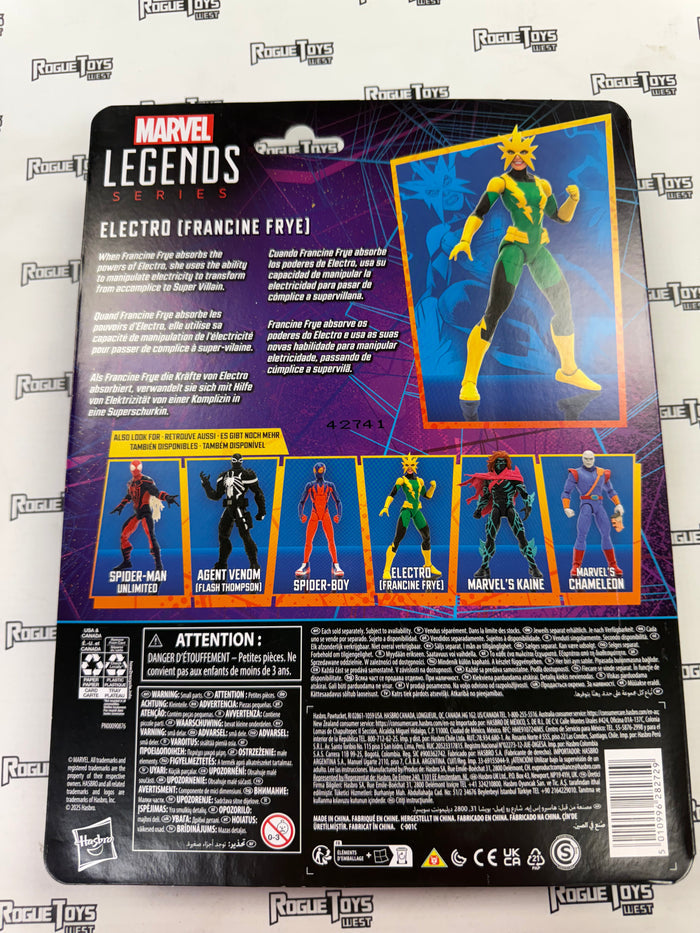 HASBRO Retro Spider-Man Marvel Legends Electro (Francine Frye)