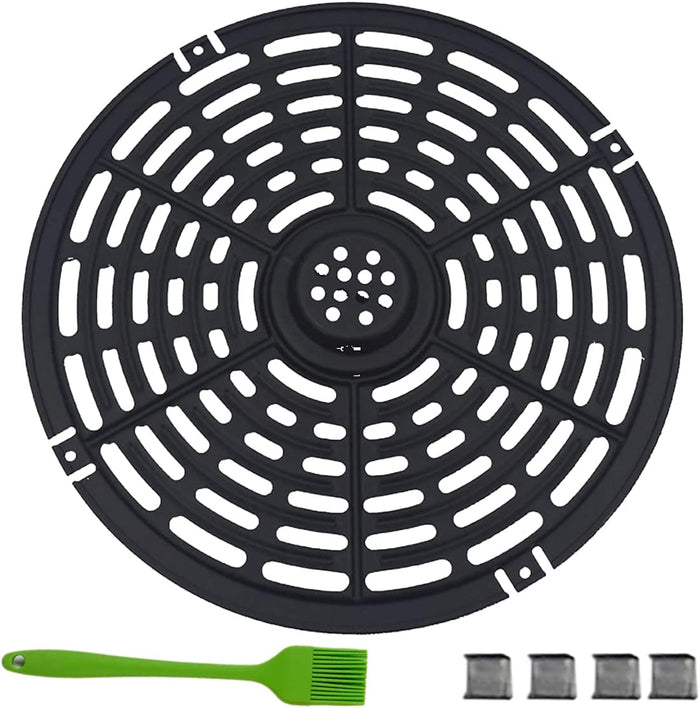 Air Fryer Grill Pan Fit for Chefman Power Dash 5QT Air Fryers Non-Stick Chefman Air Fryer Accessories, Dishwasher Safe 8.46 inches