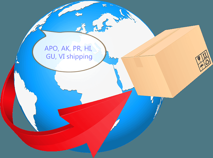 APO, AK, PR, HI, GU, VI shipping - GrillPartsReplacement - Online BBQ Parts Retailer