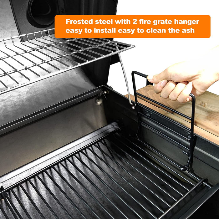Universal 15-28'' x 13'' Ash Pan Kit for Char-Griller, Royal Gourmet and Oklahoma Joe’s Smoker Grills