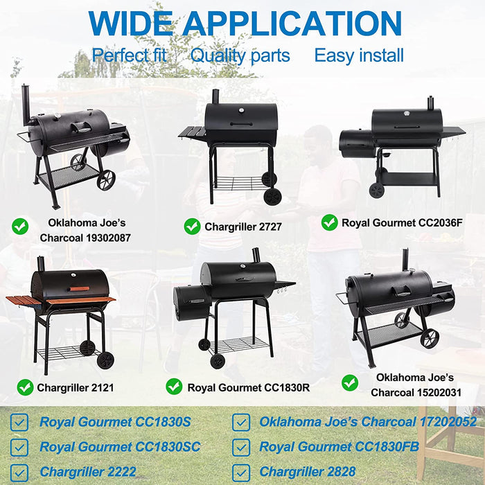 Ash Pan for Oklahoma Joe’s Judge 19302087, Highland Offset 15202031, Reverse Flow Barrel 17202052 Charcoal Smoker Grills