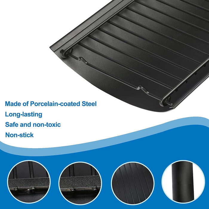 Ash Pan for Oklahoma Joe’s Judge 19302087, Highland Offset 15202031, Reverse Flow Barrel 17202052 Charcoal Smoker Grills