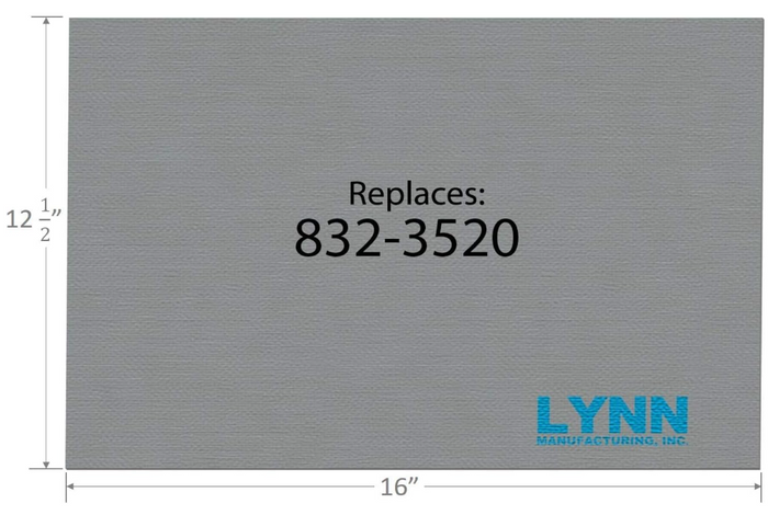 Baffle Board for Quadrafire 4100-I ACT, Bodega Bay, 832-3520, 2361A