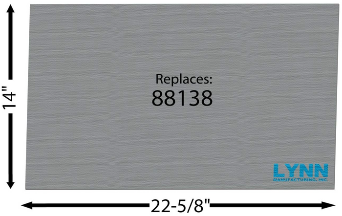 Baffle Board Refractory Insulation for US Stove 2500, 88138, 2802A etc, 22-5/8" x 14"