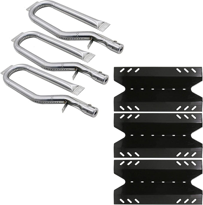 BBQ Burner + Heat Plates Kit for Outdoor Gourmet B09SMG1-3F BQ05037-2 BQ05046-6A BQ06042-1 etc