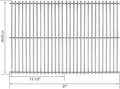 BBQ Cooking Grates for Better Homes & Gardens BG1455B, BG1755B, BH12-101-001-02, GBC1273W Gas Grill