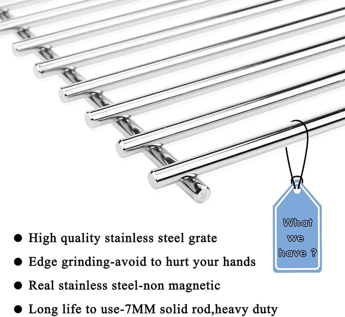 BBQ Cooking Grates for Nexgrill 720-0697, 720-0697E etc Grills