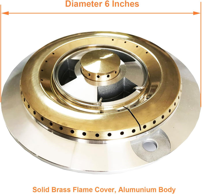 BBQ Grill Side Sear Burner Head for Lion, Blaze, Sunstone, Summerset, Use with Both LP & NG Gas Grills