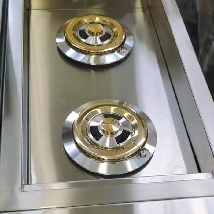 BBQ Grill Side Sear Burner Head for Lion, Blaze, Sunstone, Summerset, Use with Both LP & NG Gas Grills