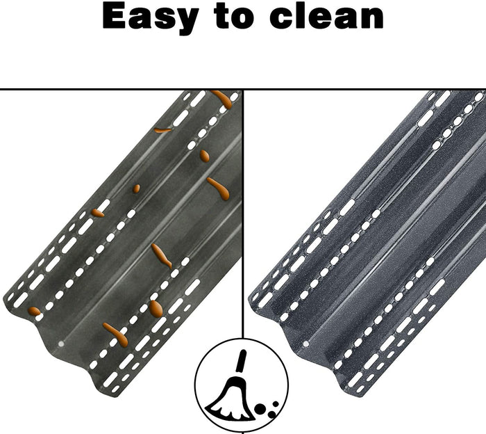 Adjustable BBQ Heat Tent Shields 4 Pcs Kit 15.75-18.75" x 6'' Grill Parts
