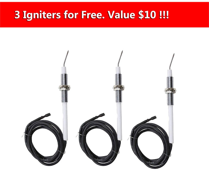 BBQ Repair Kit for Jenn Air 720-0336, Burners, Heat Plates, Grates, Igniters Replacement Set