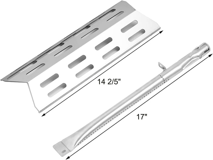 Burner Tube Heat Tent Shield Kit for Stok 4 Burner SGP4333SB, SGP4130N, SGP4033N, SGP4032N Quattro Grills