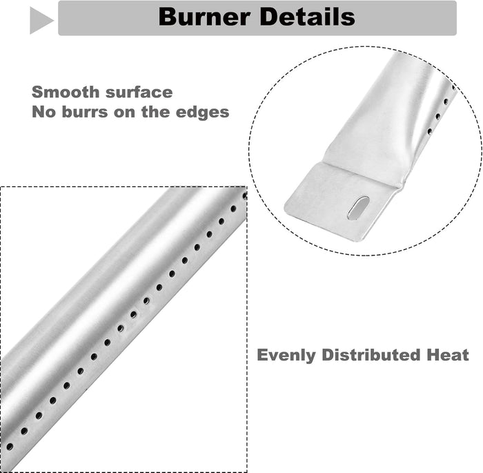 Burner Tube Heat Tent Shield Kit for Stok 4 Burner SGP4333SB, SGP4130N, SGP4033N, SGP4032N Quattro Grills