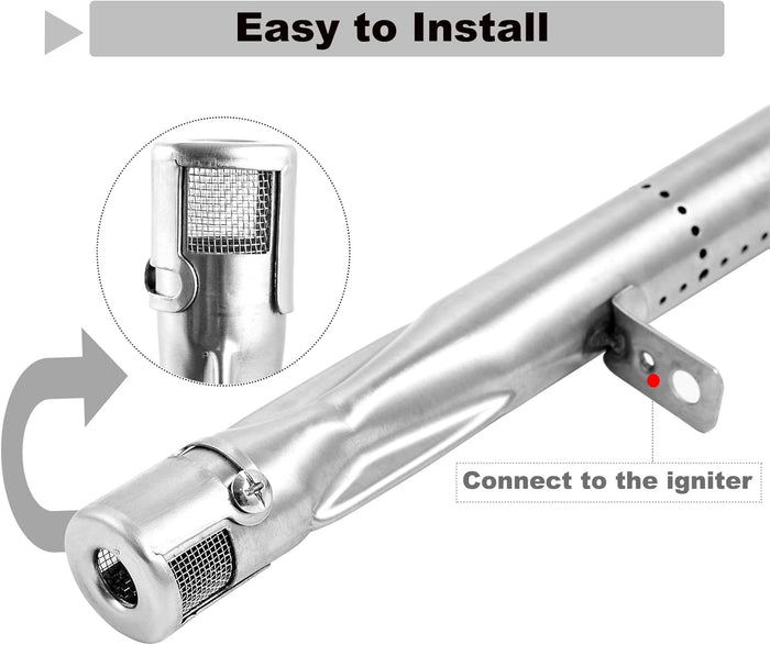 Burner Tube Heat Tent Shield Kit for Stok 4 Burner SGP4333SB, SGP4130N, SGP4033N, SGP4032N Quattro Grills