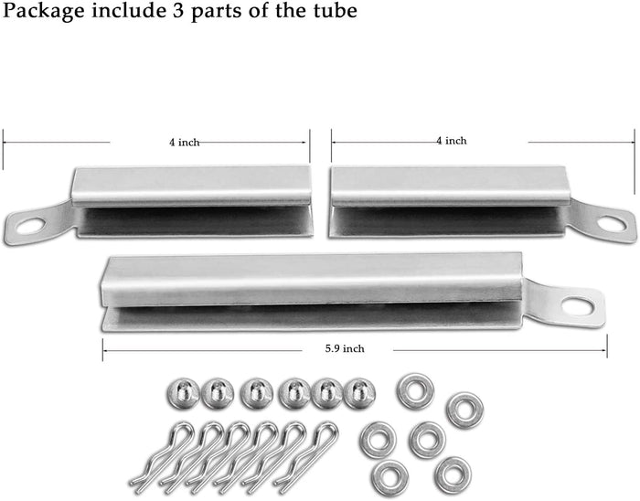Carryover Tube for Char-broil Advantage 6 Burner 463240115, 463234815, 463235815 Gas Grills