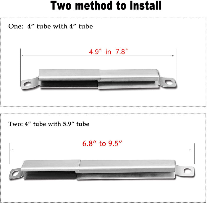 Carryover Tube for Char-broil Advantage 6 Burner 463240115, 463234815, 463235815 Gas Grills
