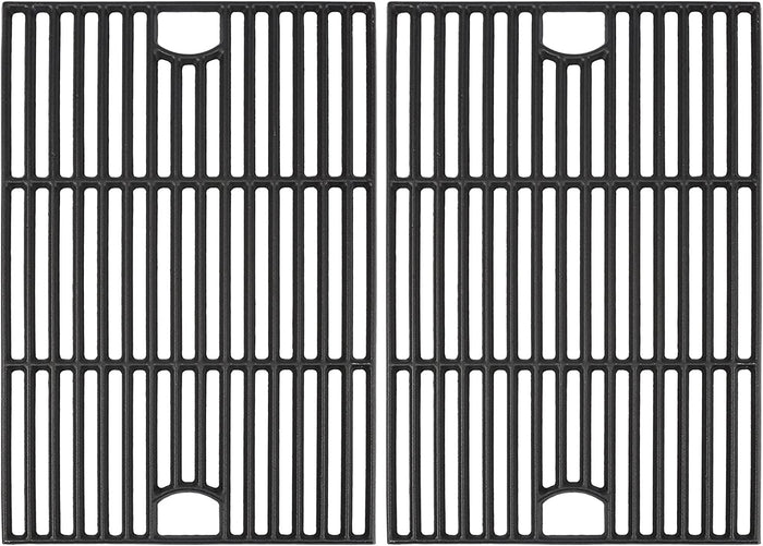 Cast Iron Cooking Grates for Pit boss Memphis 4-1 Grills, 17'' x 11'' x 2 pcs Kit