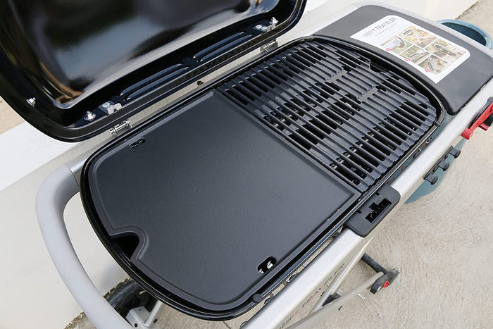 Cast Iron Cooking Griddle for Weber 9010001 Traveler Portable Gas Grill
