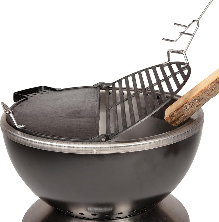 Cast Iron Fire Pit Griddle & Grill Top for Cuisinart CHA-830 Cleanburn Wood-Burning Fire Pit