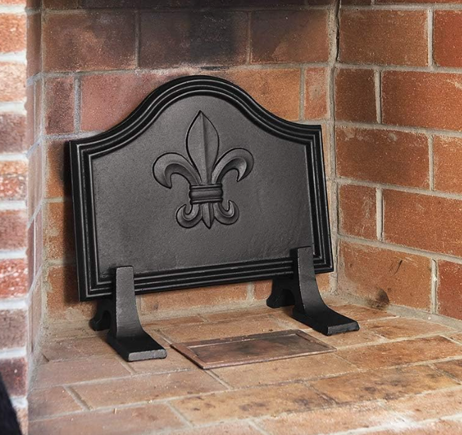 Cast Iron Fireback, 20"L x 16"W