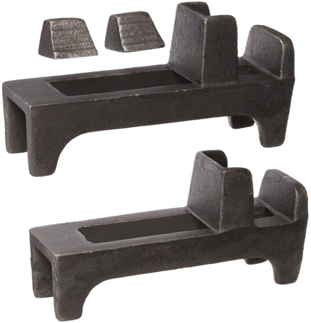 Cast Iron Fireback Feet, 2pcs