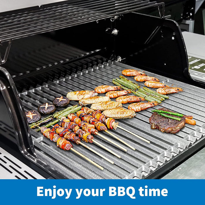 Cast Iron Grates for Char-Broil 2 Burner 463642316, 463644220, 463632320, 463655421, 463654022 Gas Grills