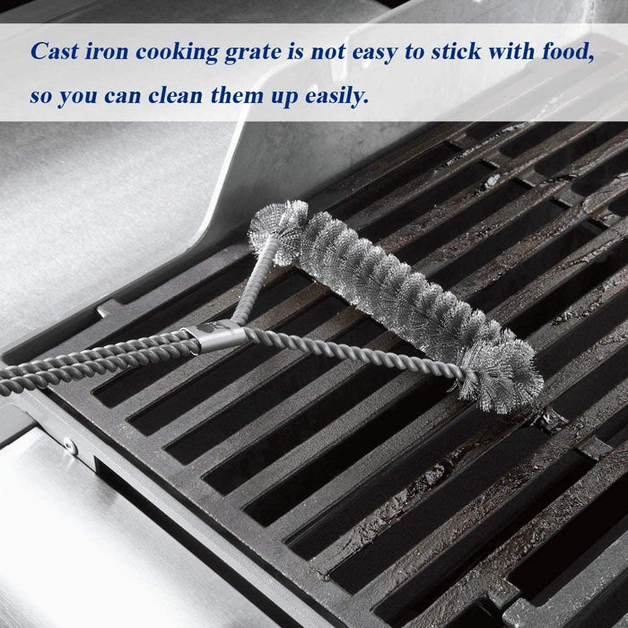 Cast Iron Grill Grid Cooking Grates for Nexgrill 720-0958A, 730-0958A, 720-0958AE, 730-0958AE Gas Grills