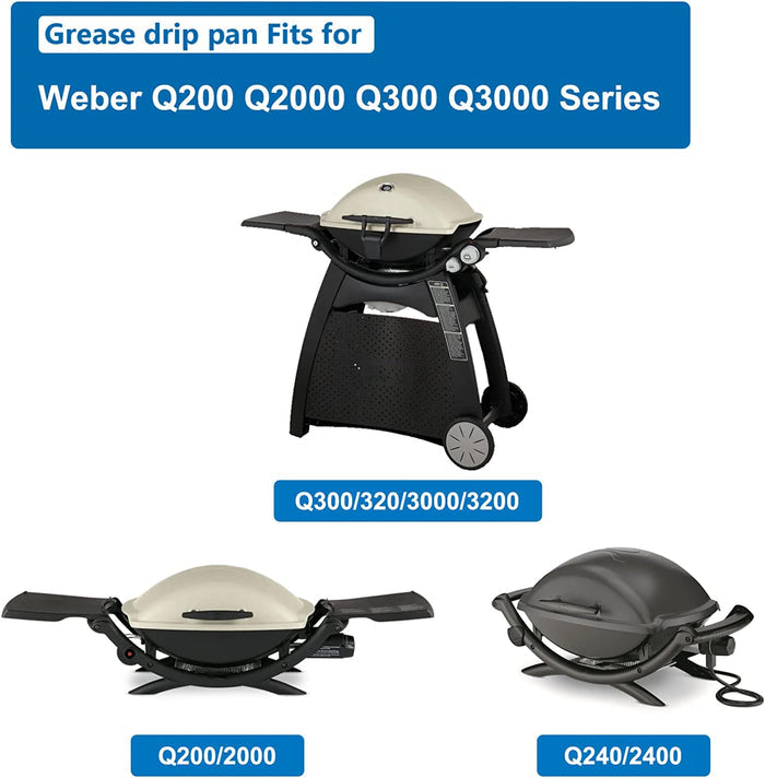 Weber Q200, Q220, Q240, Q2000, Q2200, Q300, Q320, Q3000, Q3200 etc Catch Pan Holder